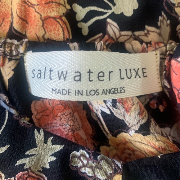 Saltwater Luxe Multicolored Floral Midi Dress size Small - Picture 9 of 10